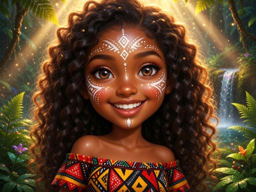 African Princesses Style Island - jogo de vestir princesas africanas