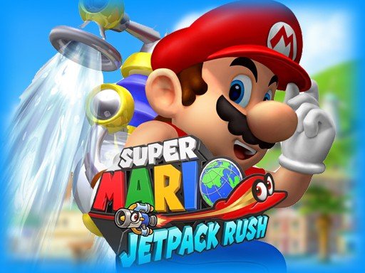 Mario Jetpack Rush - Mario voando com um jetpack